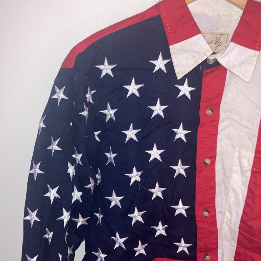 American U.S.A. Freedom Button Down Scully Brand … - image 2